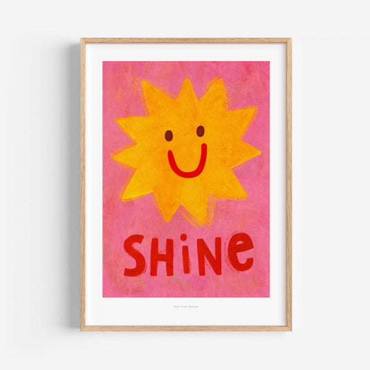 Shine - Kunstdruck A5