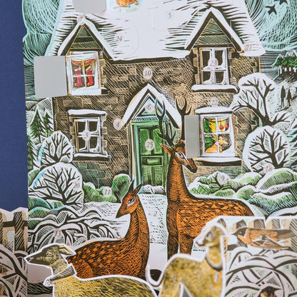 Weihnachts-Häuschen-Adventskalender