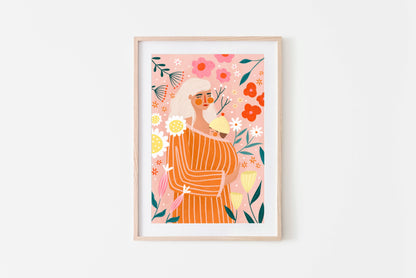 Spring Mum - Kunstdruck A3