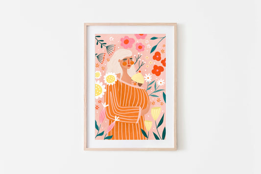 Spring Mum - Kunstdruck A3