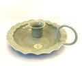 Kerzenhalter Emaille grün, 14 cm