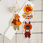 Sticker-Set - Kürbisfreunde