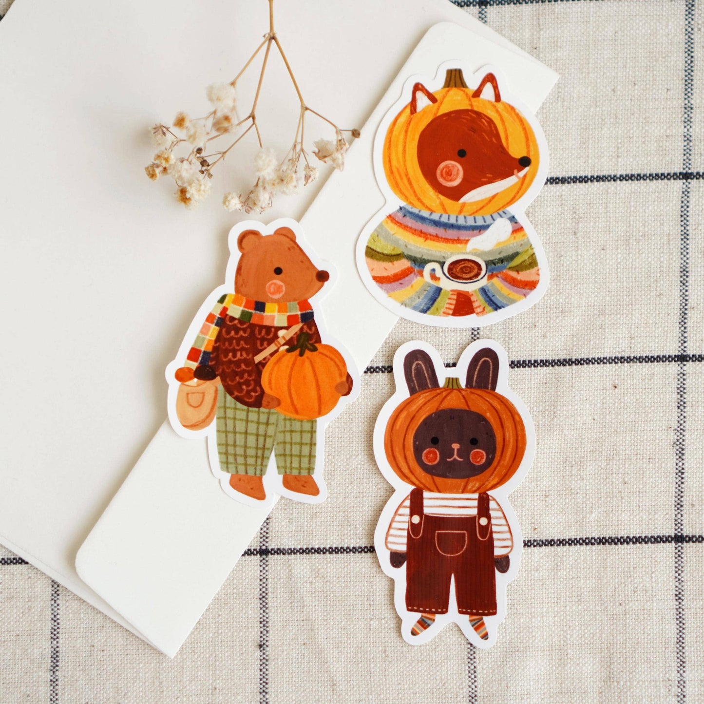 Sticker-Set - Kürbisfreunde