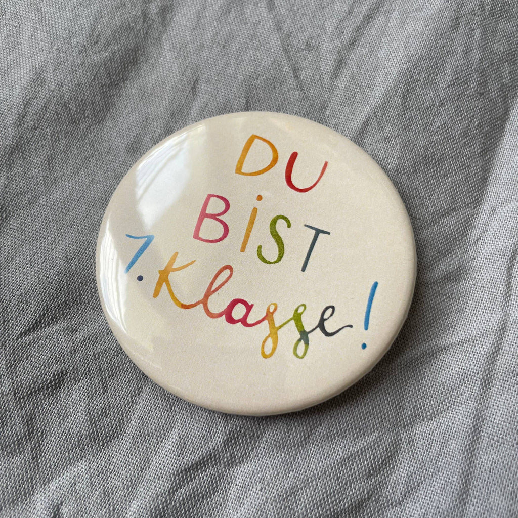 Button Du bist 1. Klasse von Hannahs Firlefanz