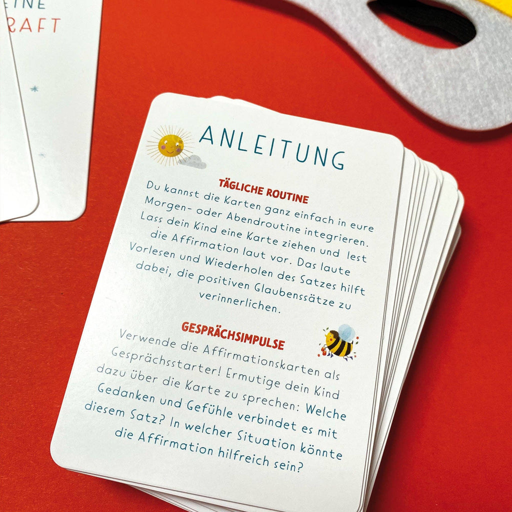 Affirmationskarten Starke Gedanken für Kinder von Rüsselfuchs