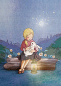 Postkarte Nachtkaninchen von Belle & Boo A6