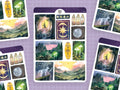 Stickerbogen Magische Landschaften von Wild Pencil Studio