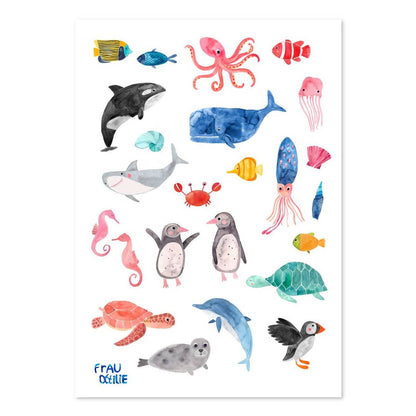 Kindertattoos - Wildes Meer