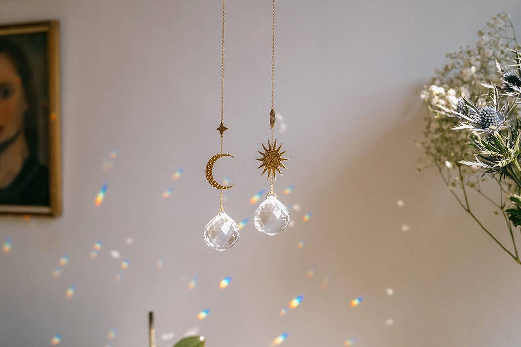 Mond-Sonnenfänger mit Glasperle