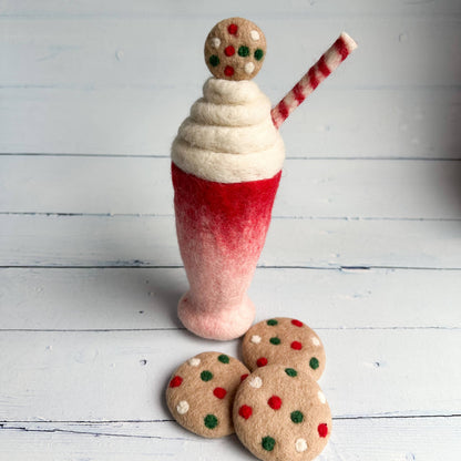 Filz - Weihnachtsmilchshake des Weihnachtsmanns