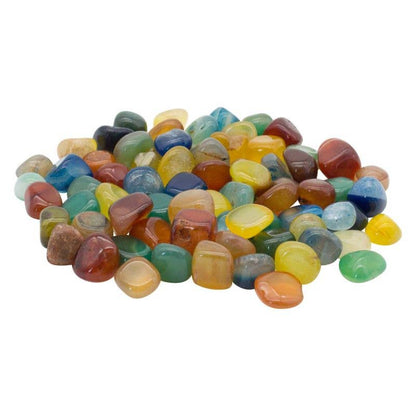 Edelsteine mit Baumwollbeutel