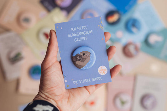 Button - Otter - Ich werde geliebt