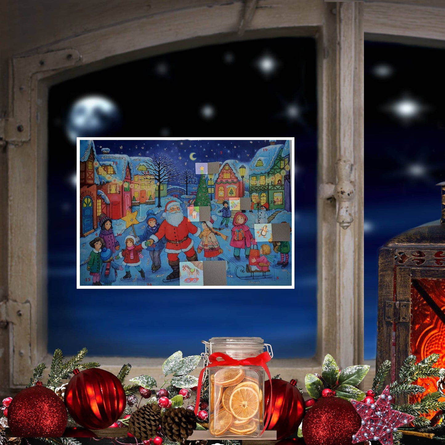 Adventskalender - Schlittschuh laufen mit dem Weihnachtsmann