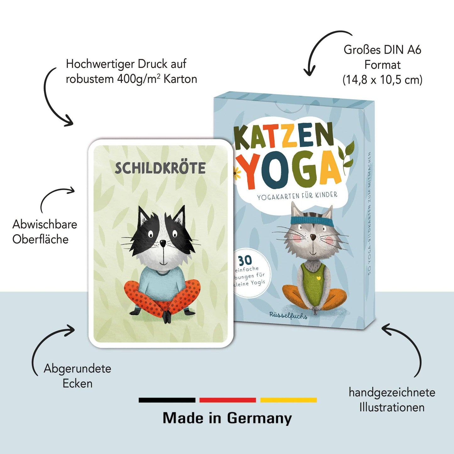 Katzenyoga – Yoga-Karten für Kinder