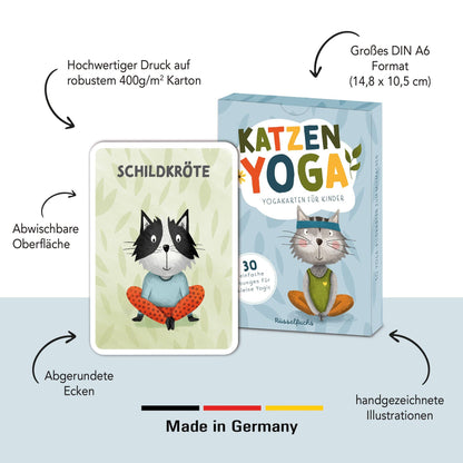 Katzenyoga – Yoga-Karten für Kinder