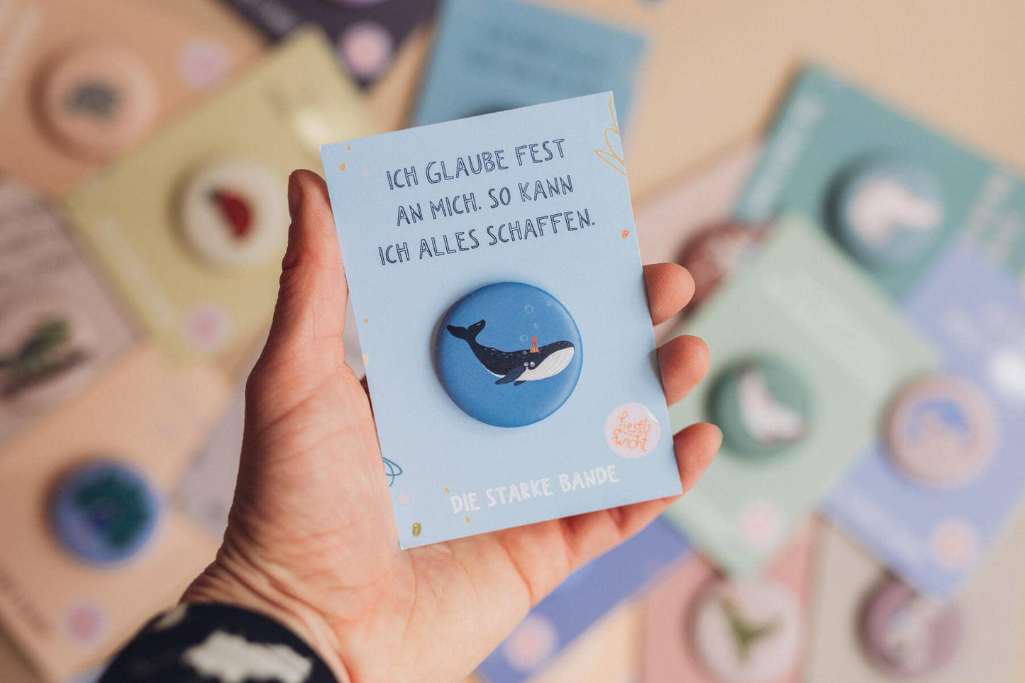 Button - Wal - Ich glaube fest an mich