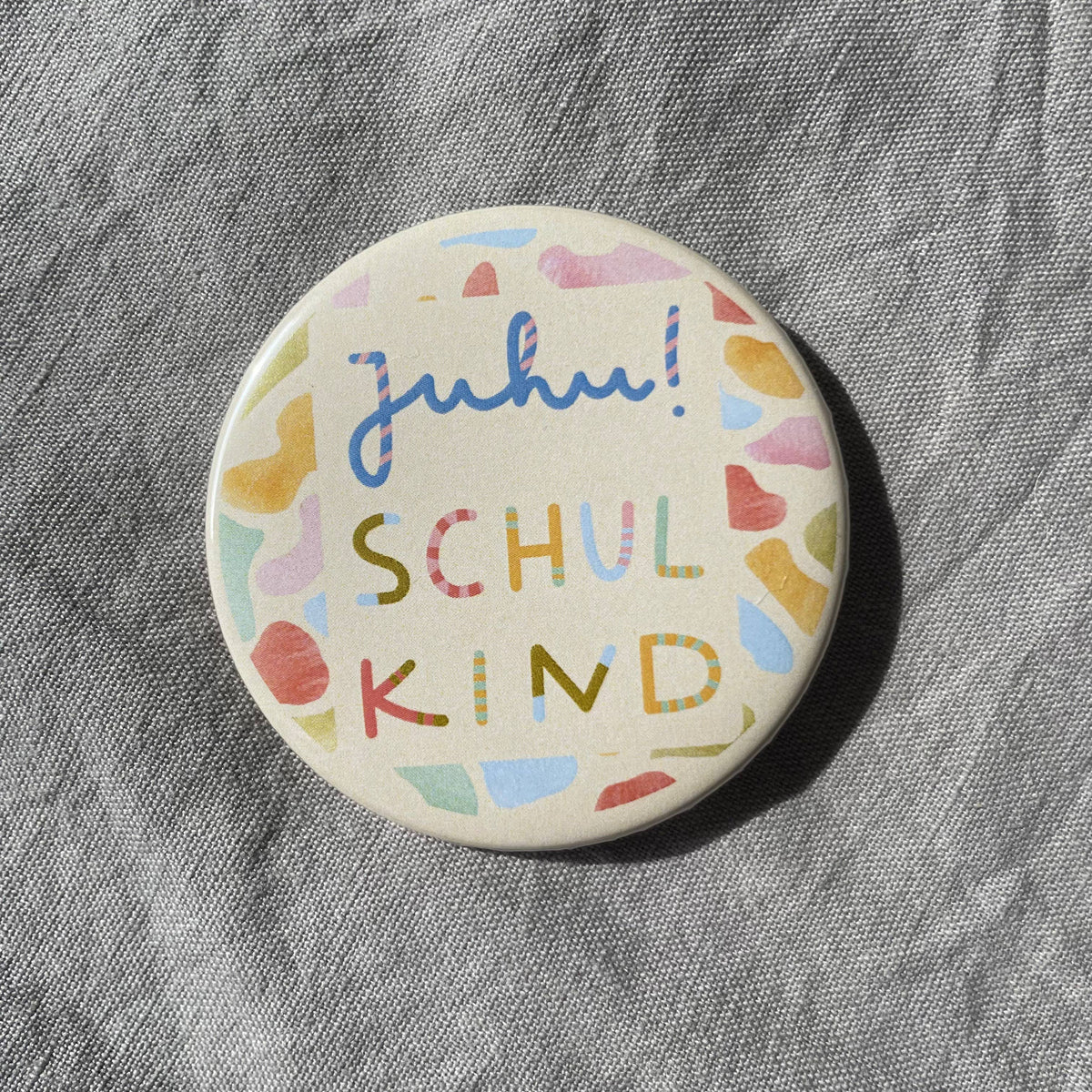 Button Juhu Schulkind von Hannahs Firlefanz