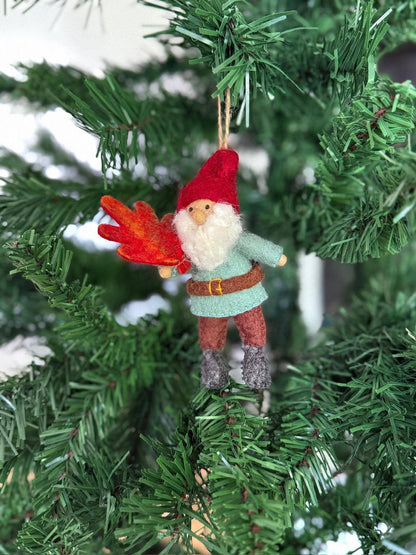 Filzdekoration - Weihnachtswichtel