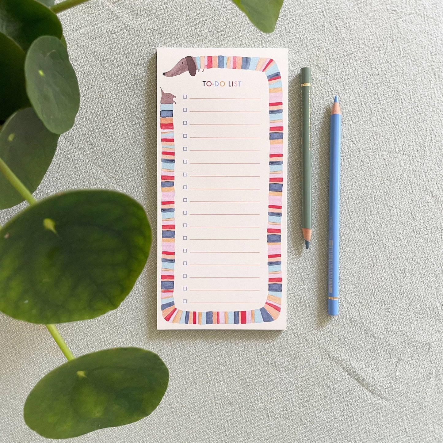 Notizblock - To-do-Liste - Dackel