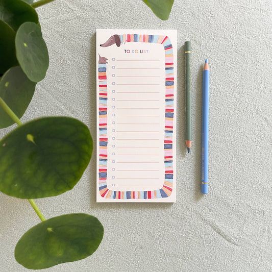 Notizblock - To-do-Liste - Dackel