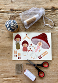 Bastelbogen Familie der roten Pilze von Tall Hat Tales