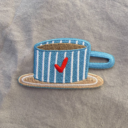 Bügelbild - Kaffeetasse