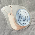 Bügelbild Schnecke mit Spiralhaus von Hannahs Firlefanz