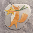 Bügelbild Fuchs mit Stern von Hannahs Firlefanz
