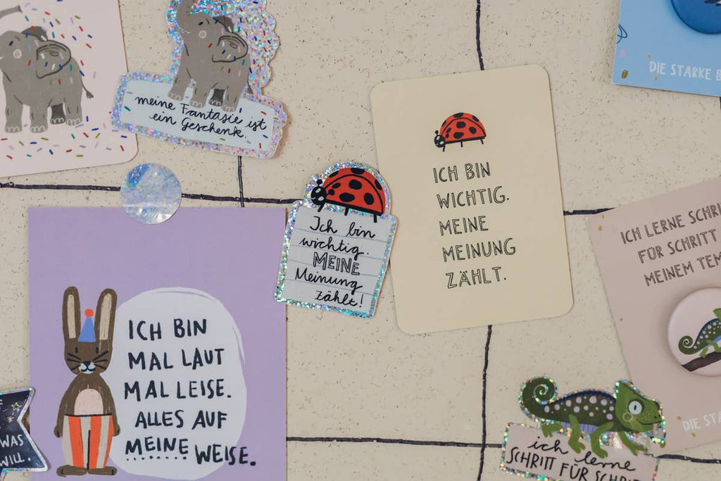 Glitzersticker Schmetterling Frei entfalten von Liesels Wicht