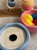Aktivitätsplatte Waschmaschine kompatibel mit Stapelstein® von MomsCrew