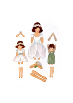 Bastelbogen Anemonenfamilie von Tall Hat Tales, Ansicht 3