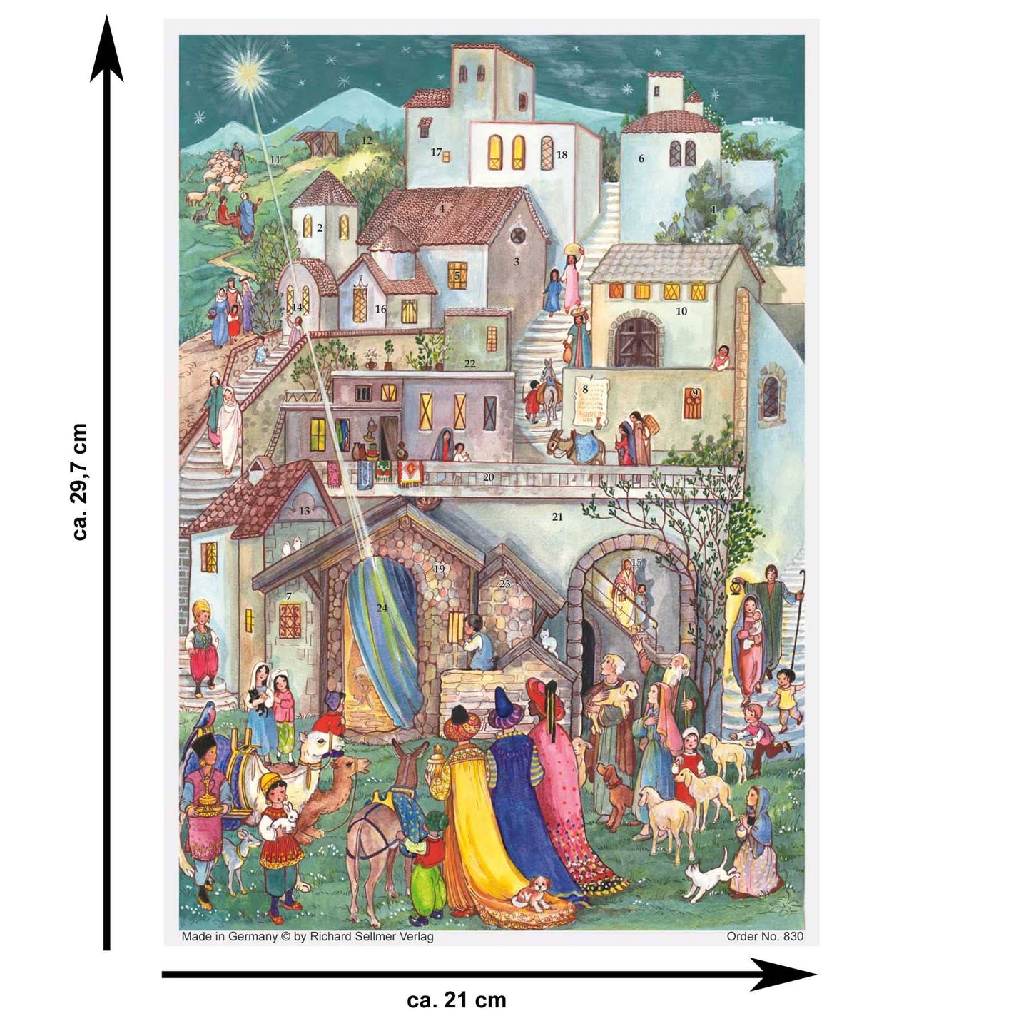 Adventskalender - Heilige Drei Könige in Bethlehem