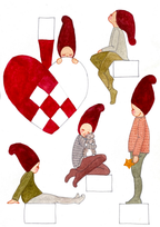 Bastelbogen Elfen mit Herz von Tall Hat Tales, Ansicht 3