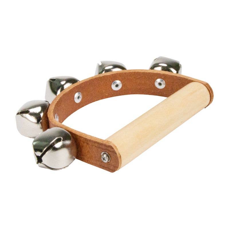 Holz Schellenkranz mit 5 Schellen