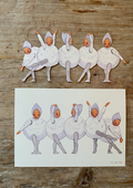 Bastelbogen Schneeballkinder von Tall Hat Tales