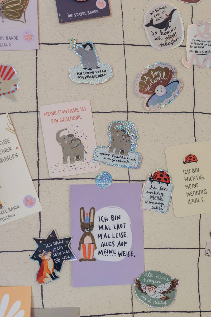 Glitzersticker - Anglerfisch - Meine Neugier