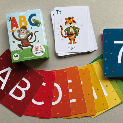 ABC & Zahlen – Lernkarten für Kinder