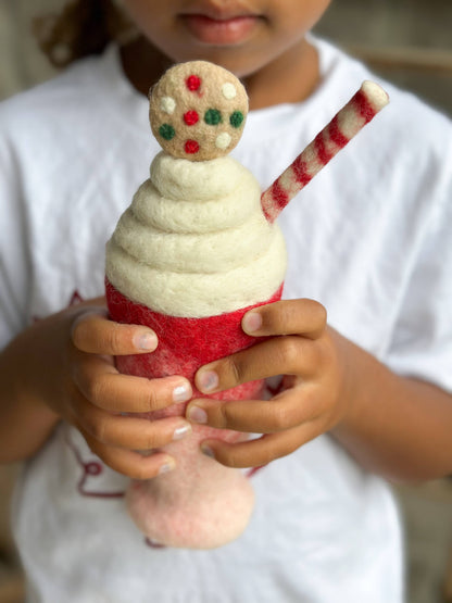 Filz - Weihnachtsmilchshake des Weihnachtsmanns