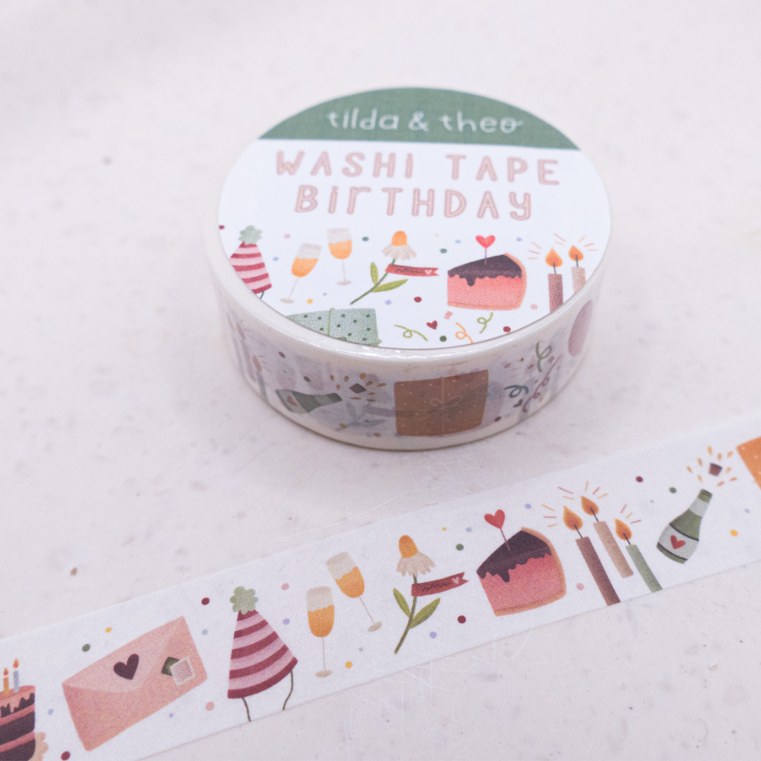 Washi Tape - Geburtstag