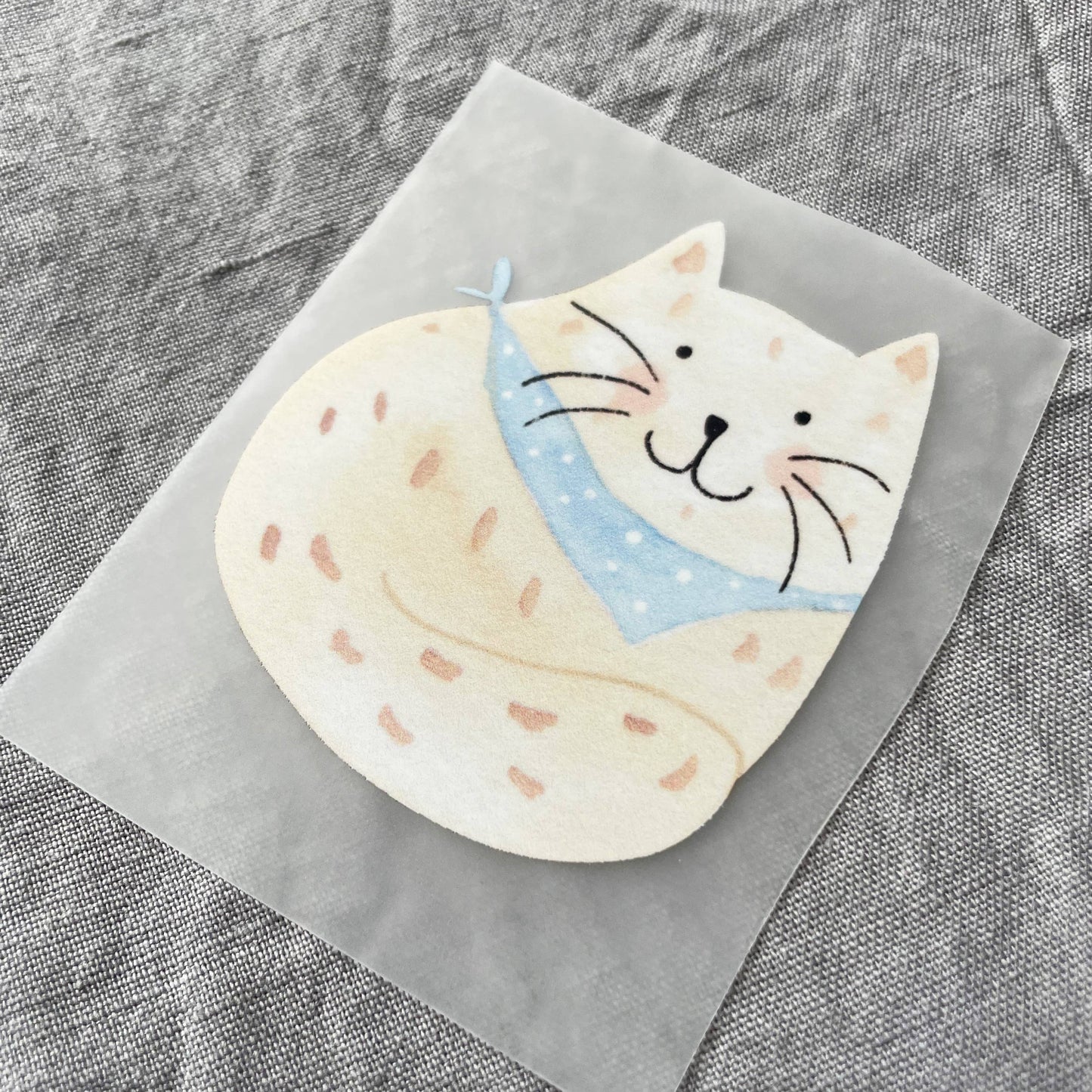 Bügelbild - Katze