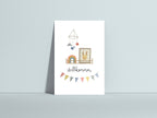 Postkarte Willkommen Kinderzimmer von Hannahs Firlefanz A6