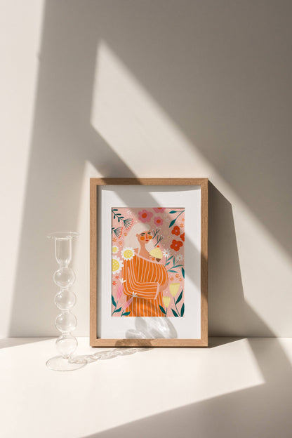 Spring Mum - Kunstdruck A3
