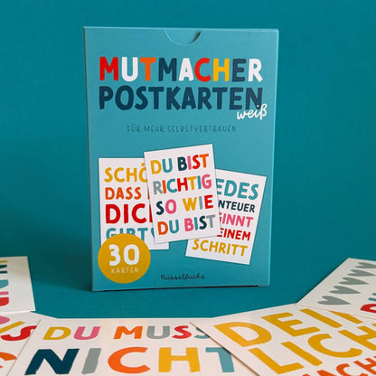 Mutmacher-Postkarten | 30 Karten