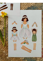 Bastelbogen Anemonenfamilie von Tall Hat Tales, Ansicht 2