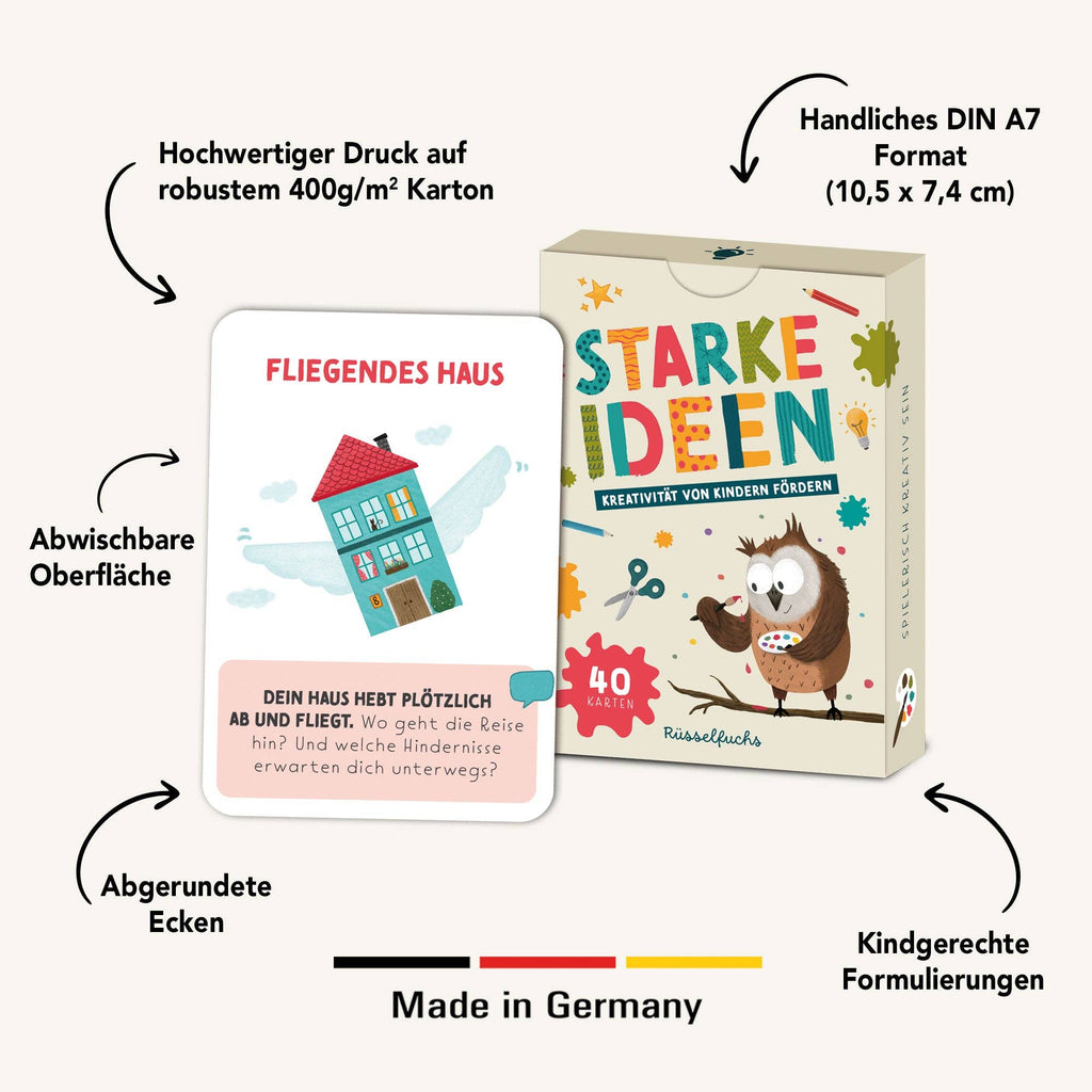 Kreativitätskarten Starke Ideen für Kinder von Rüsselfuchs