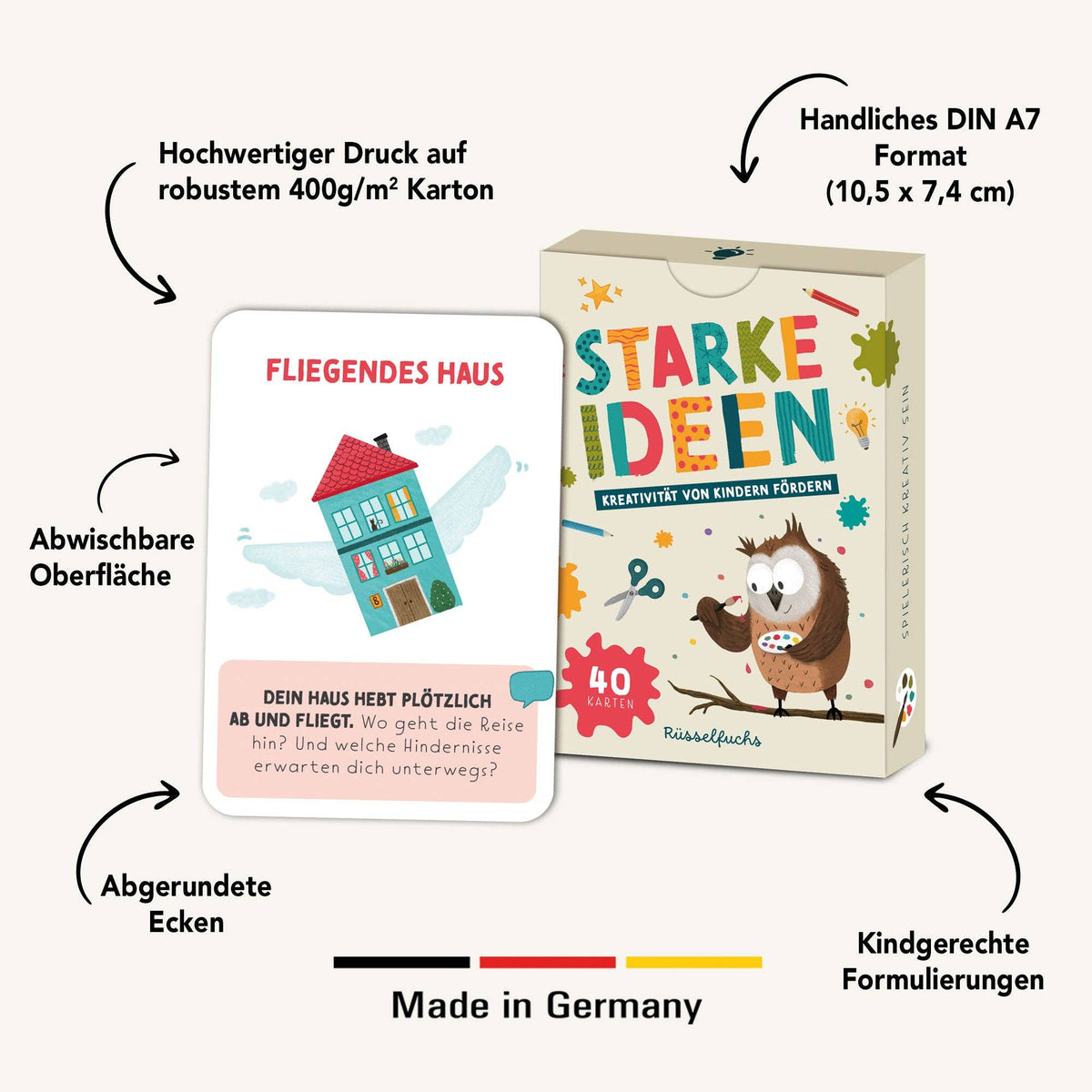 Kreativitätskarten Starke Ideen für Kinder von Rüsselfuchs