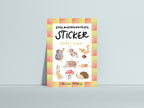 Spülmaschinenfeste Sticker Wald und Wiese von Hannahs Firlefanz A6