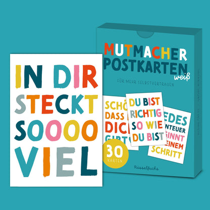 Mutmacher-Postkarten | 30 Karten