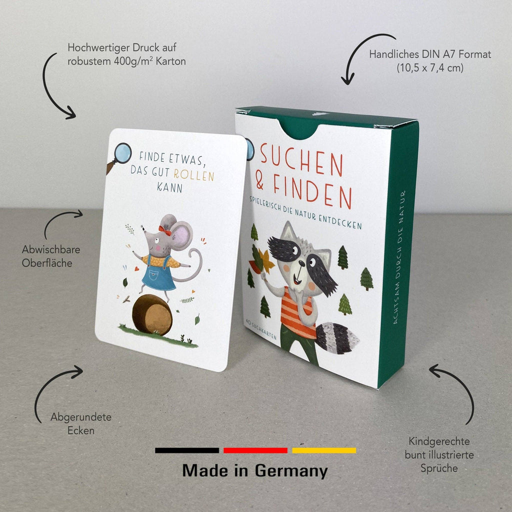 Entdeckerkarten Suchen und Finden für Kinder von Rüsselfuchs