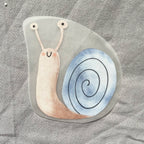 Bügelbild Schnecke mit Spiralhaus von Hannahs Firlefanz